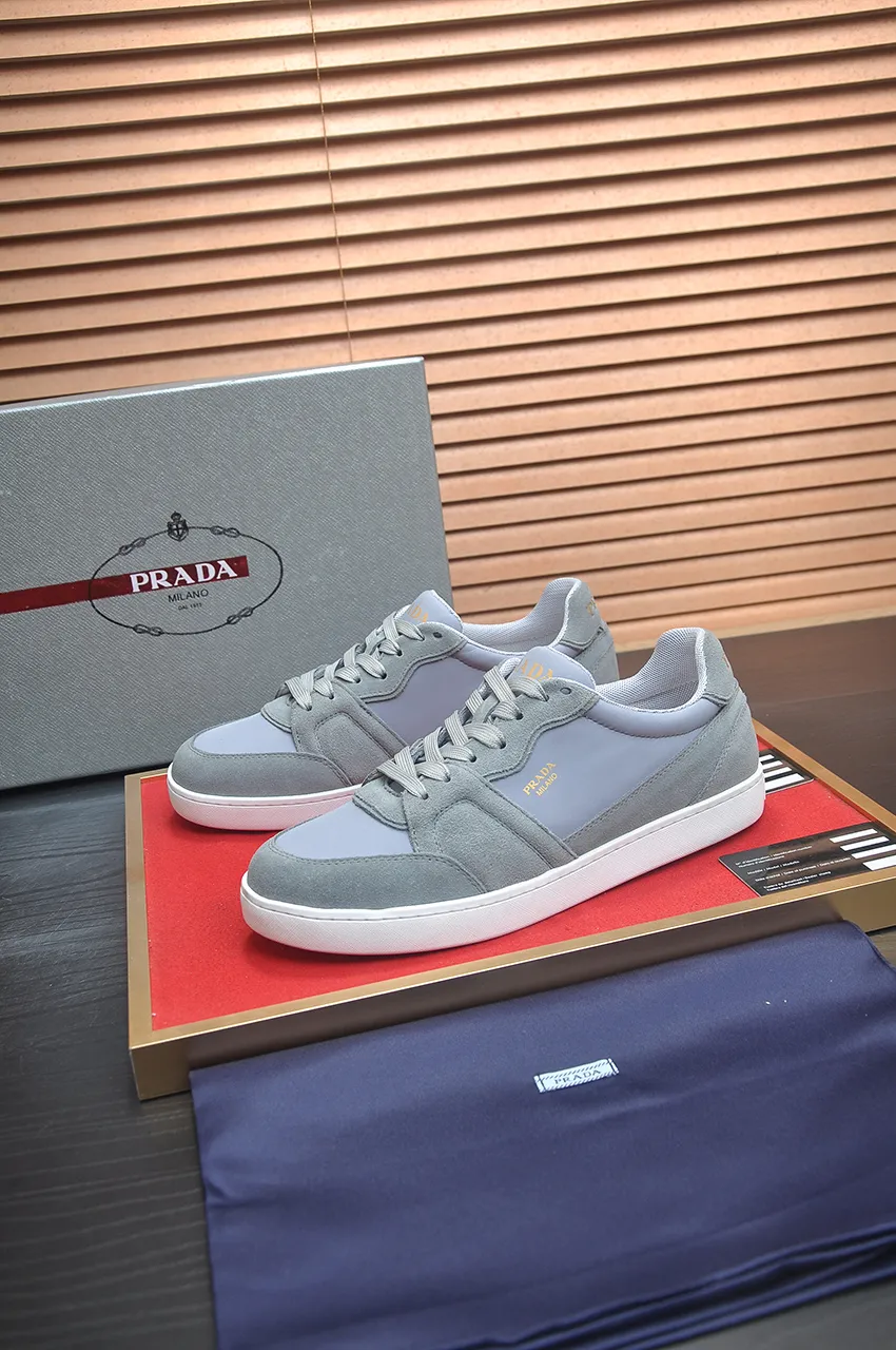 Men's shoes 💰580💶【PRADA】Top original, new season, high quality original goods, top imported calfskin with original imported glue, imported cowhide inside with original cowhide feet, original outsole! Quality guaranteed! Code 38-45 (45 customized)